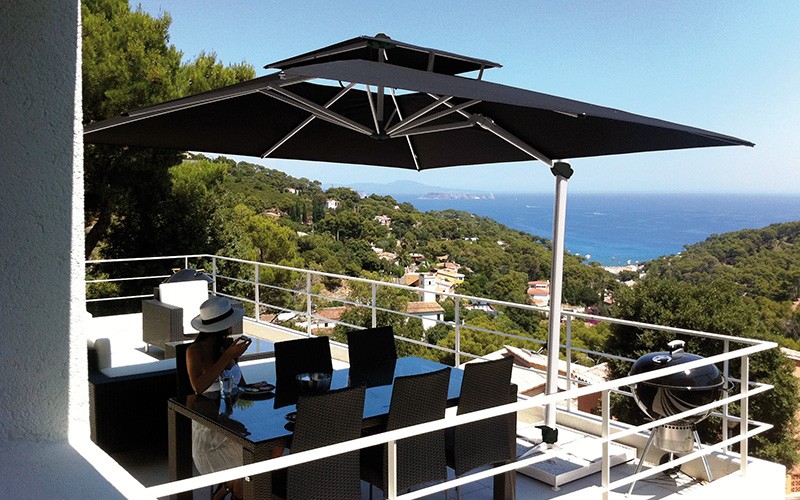 Laterna zweefparasol balkon Laterna zweefparasol balkon